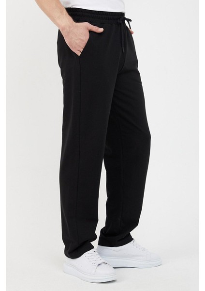 Düz Paça Siyah Erkek Eşofman Altı Oversize tasarım rahatlık ve Maksimum konfor %95 Pamuk %5 Elastan Eşofman Altı ST-ESF001 | Resmi Mağaza Garantili fiyatları