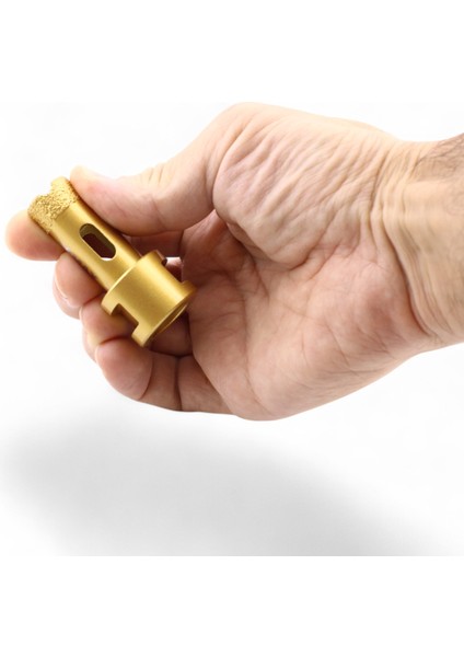 Profesyonel 18 mm Granit Mermer Fayans Delme Ucu Elmas Kaplı Uzun Ömürlü Matkap Uyumlu Kesici Aparat fiyatları