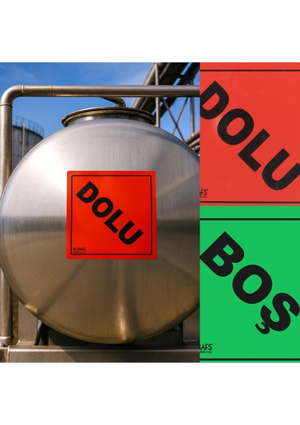 30X30 cm Düz Boş Dolu Alüminyum Reflektörlü Uyarı Levhası Fosforlu Tabela Çift Taraflı Dayanıklı fiyatları