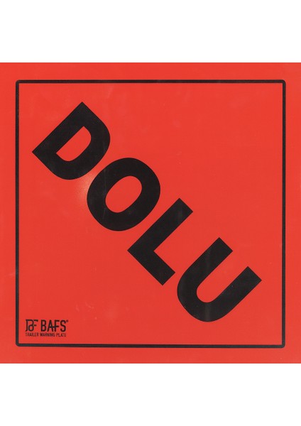 30X30 cm Düz Boş Dolu Alüminyum Reflektörlü Uyarı Levhası Fosforlu Tabela Çift Taraflı Dayanıklı fırsatları