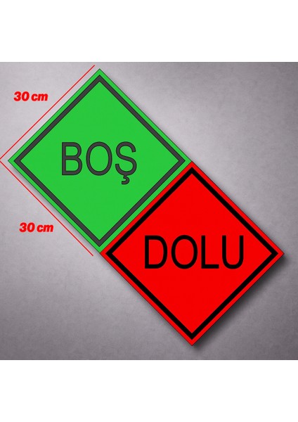 30X30 cm Düz Boş Dolu Alüminyum Reflektörlü Uyarı Levhası Fosforlu Tabela Çift Taraflı Dayanıklı indirimleri