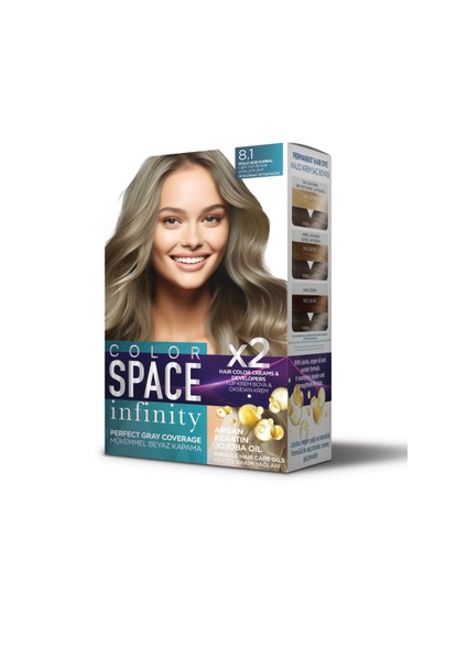 Infinity Set Boya 8.1 Küllü Açık Kumral