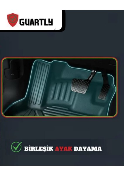 Renault Clio 5 2019 ve Sonrası Uyumlu Araca Özel Premium 4D Havuzlu Paspas Takımı fırsatları