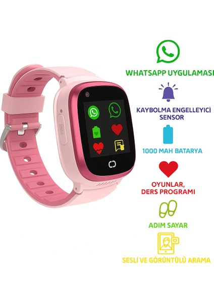 Milky Watch Pro 4g Lte Çocuk Akıllı Saati, 2mp Kamera, Gps Takibi, Koldan Çıkarma Sensörü, Suya Dayanıklı, Sos Butonu, Görüntülü Arama modelleri