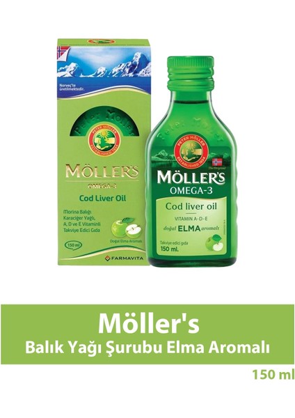 Balık Yağı Şurubu Elma Aromalı 150 ml