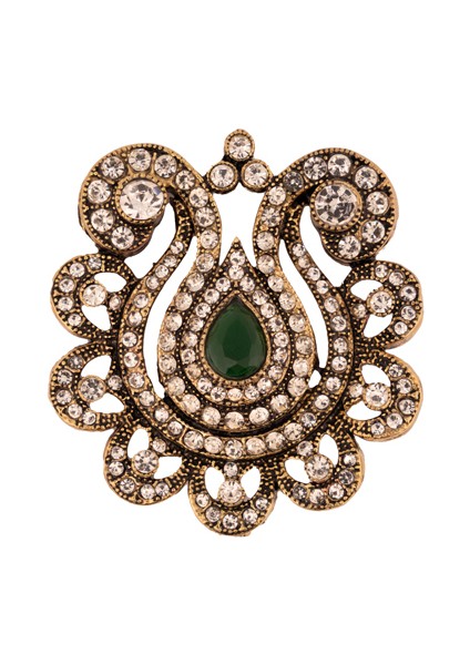 8025107 Zümrüt Broş