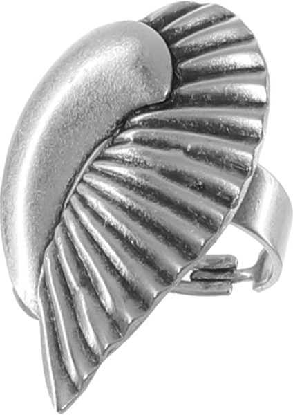 Kadın Antik Gümüş Kaplama Deniz Minaresi Formlu Ayarlanabilir Yüzük indirimleri