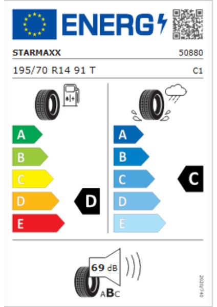 Tolero ST330 195/70R14 91T Oto Yaz Lastiği (Üretim Yılı: 2025) fiyatları