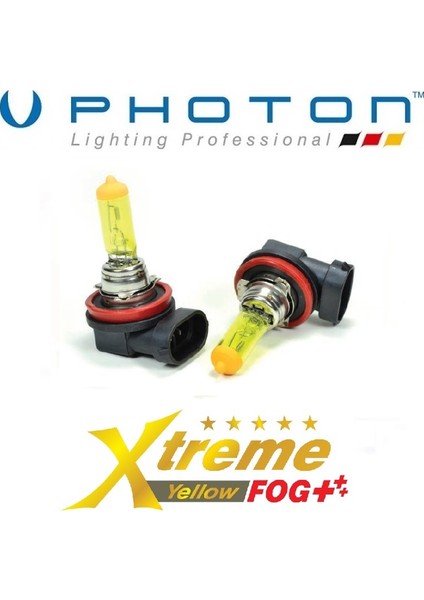 Photon H11 Xtreme Yellow 3000K Sarı Far Ampulü Fardoktoru