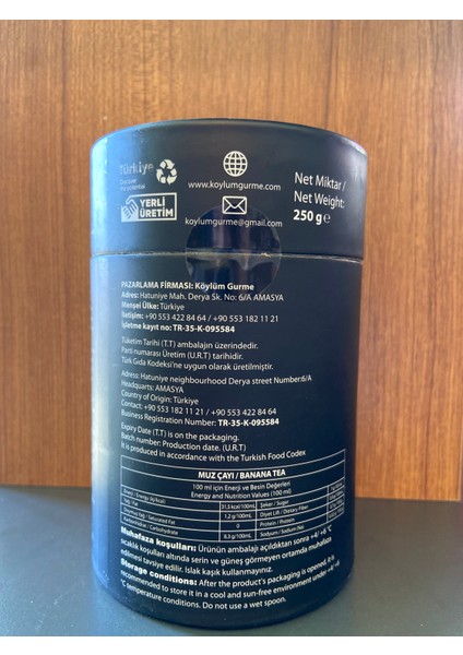 Muz Çayı Gerçek Meyve Taneleri 250 G modelleri