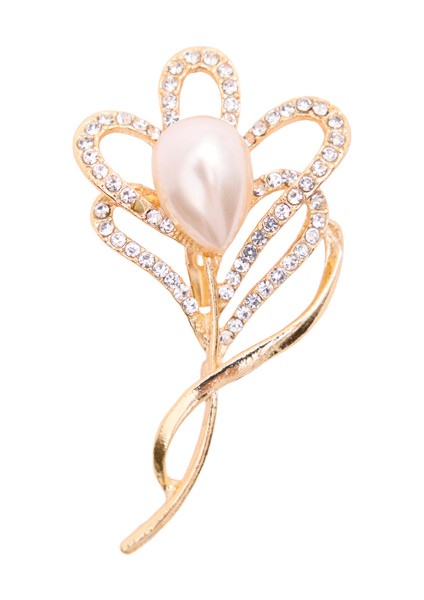 8025079 Incili Lale Broş