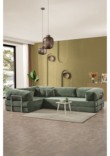 Legom Lucas Aktivite Koltuğu Yatak Olabilen Çok Amaçlı Kanepe L Koltuk Yeşil fiyatları