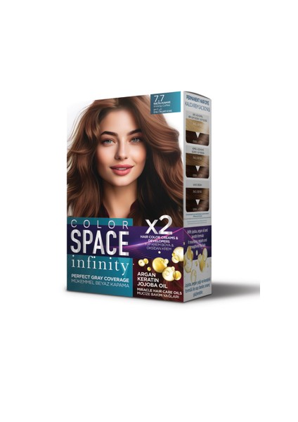 Infinity Set Boya 7.7 Işıltılı Kahve