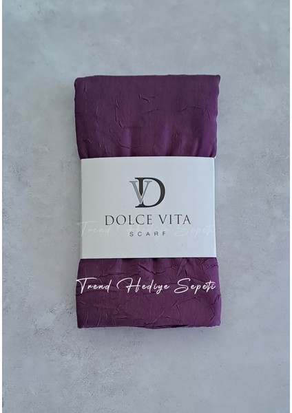 Bambu Kraş Şal Mor