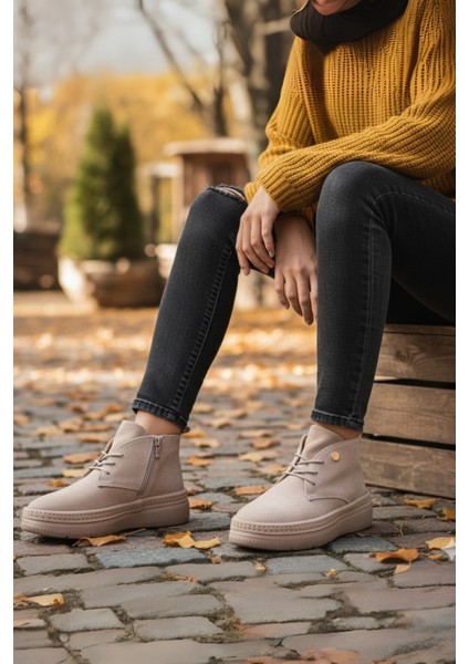 Kadın Süet Deri Bot 26105255K