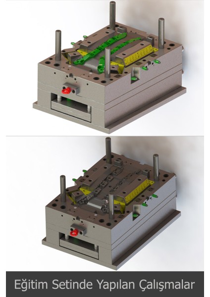 Solidworks Kalıp Ileri. 3 Plakalı, Boynuz Maça, Jiggle Maça Uygulama fırsatları