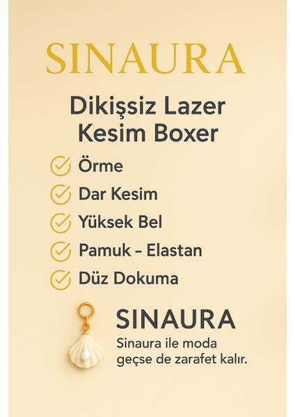 Sınaura Lazer Kesim Dikişsiz Boxer fırsatları