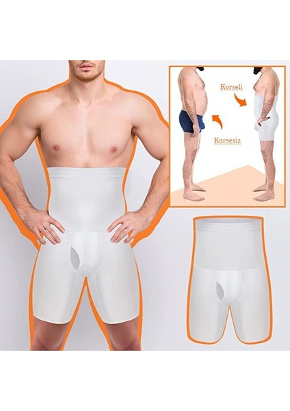 Inner Vision Karın Kontrol Bodysuit ve Iç Çamaşırı Fitness Vücut Şekillendirici 3 Boyutlu Erkek Duble Korse Boxer fiyatları