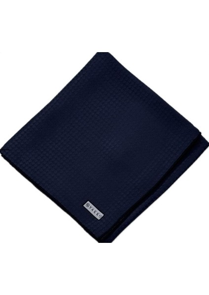 Jakarlı Ipek Eşarp 31815-J-LACIVERT