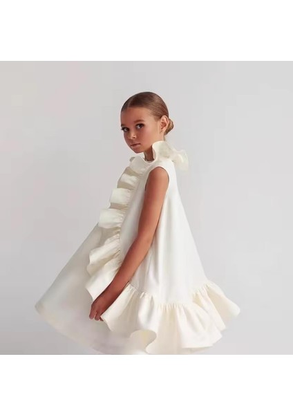 Ruffles Prenses Elbisesi - Kız Çocuk Mezuniyet Elbisesi Çocuk Abiye Doğum Günü Elbisesi fiyatları