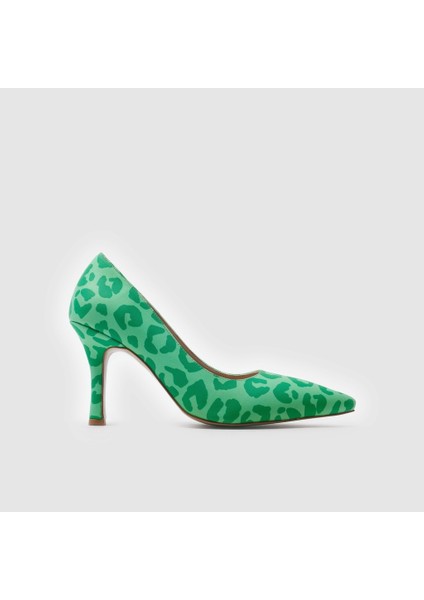 Kadın Leopar Stiletto [060147]