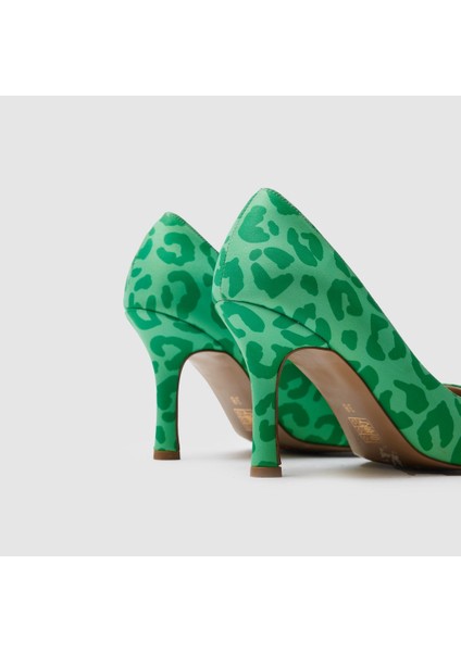Kadın Leopar Stiletto [060147] indirimleri