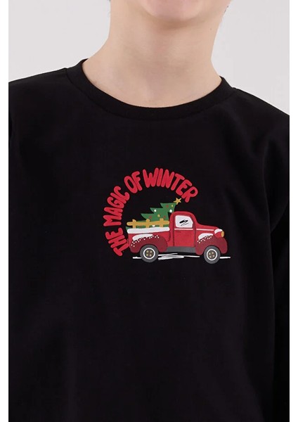 Uzun Kol Ekoseli Erkek Çocuk Pijama Takım 3515 indirimleri