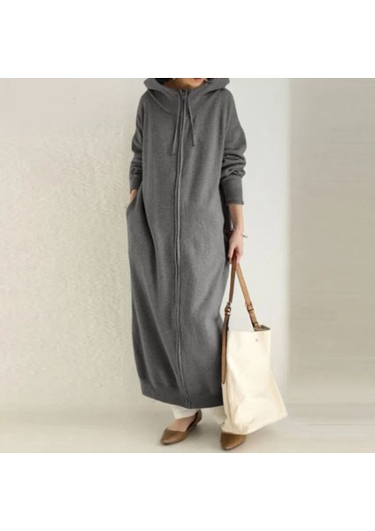 Günlük Kışlık Tam Boy Kadın Ceket