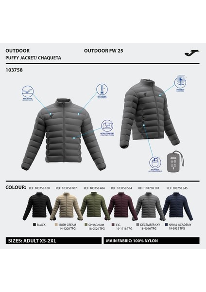 Mystic Jacket Gray Erkek Şişme Mont Gri modelleri