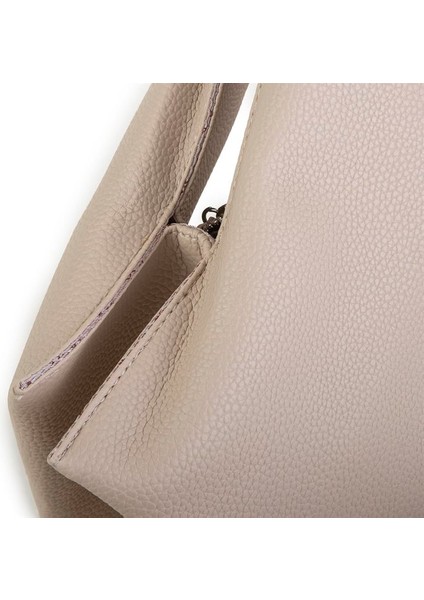 1271 Kadın Omuz Çantası Bej Baskılı fırsatları