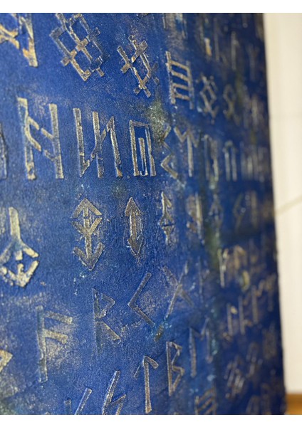 El Yapımı Kabartmalı Göktürk Alfabesi Tablo fırsatları