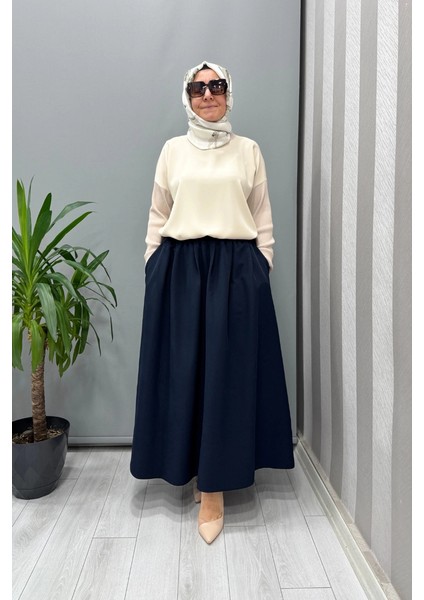 Lior Kloş Etek Lacivert 5466