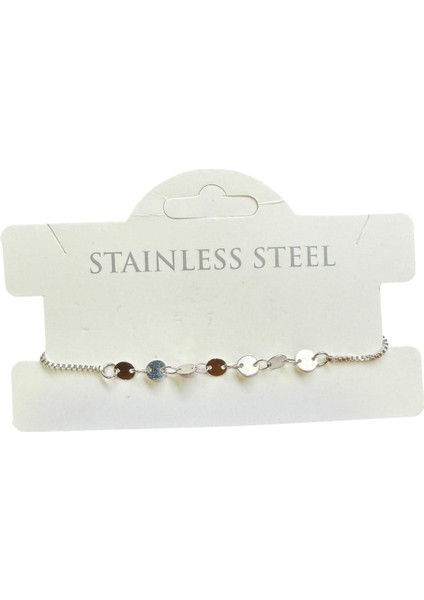 Gümüş Renk Pul Asansör Çelik Bileklik - 3578 fiyatları