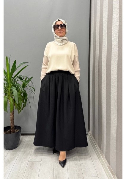 Lior Kloş Etek Siyah 5466