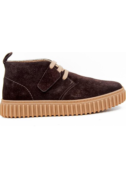 263271 Üç Bağcıklı Erkek Casual Bot - Koyu Kahverengi