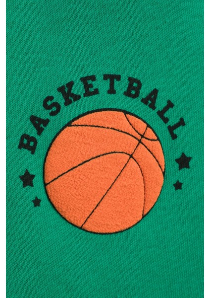 Bebek Baskılı 3'lü Eşofman Takımı (Sweatshirt, Pantolon, Ceket) (9-12-18 Ay) fiyatları