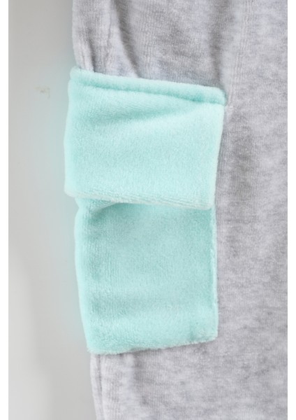 Erkek Bebek Çift Renk Fermuarlı Eşofman Takım (9-12-18 Ay) fiyatları