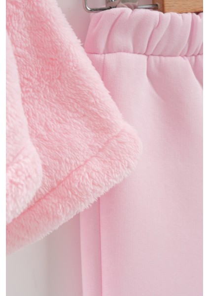 Kız Bebek Ayı Nakış Detay 3'lü Eşofman Takım (9-12-18 Ay) fırsatları