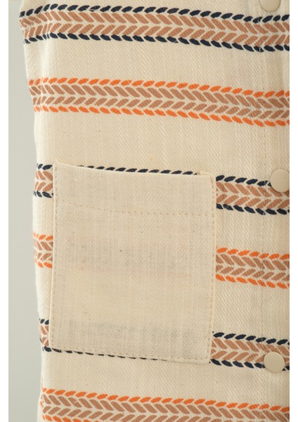 Erkek Bebek Çizgili Tişört, Şort ve Yelek 3’lü Takım (9-12-18-24 Ay) fırsatları