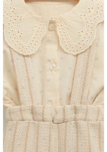 Kız Bebek Pötikare Tulum ve Bluz Takımı (9-12-18-24 Ay) fiyatları