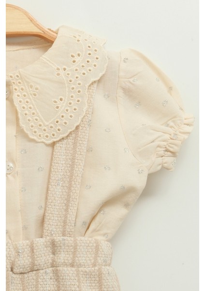 Kız Bebek Pötikare Tulum ve Bluz Takımı (9-12-18-24 Ay) fırsatları