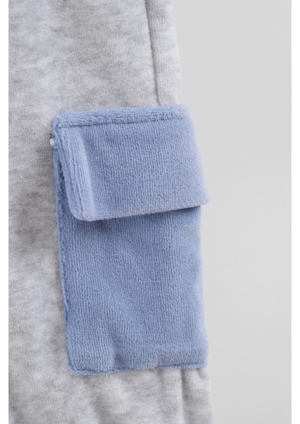 Erkek Bebek Çift Renk Fermuarlı Eşofman Takım (9-12-18 Ay) modelleri