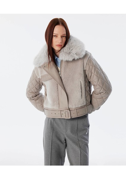 Suni Kürklü ve Kemerli Mont TW6240012287005