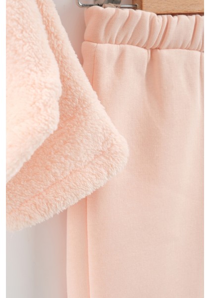 Kız Bebek Ayı Nakış Detay 3'lü Eşofman Takım (9-12-18 Ay) modelleri