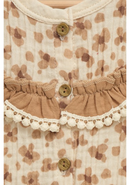 Kız Bebek Çiçek Desenli Bluz ve Şort Takımı (9-12-18 Ay) fiyatları