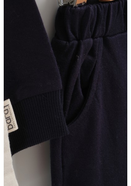 Erkek Bebek Aslan Nakış Ceket 3'lü Eşofman Takım (9-12-18-24 Ay) modelleri