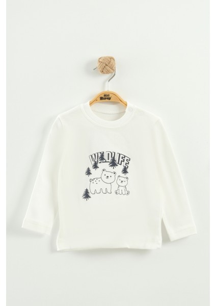 Erkek Çocuk Desenli Mont ve Pantolon 3'lü Takım (9-12-18 Ay) fırsatları