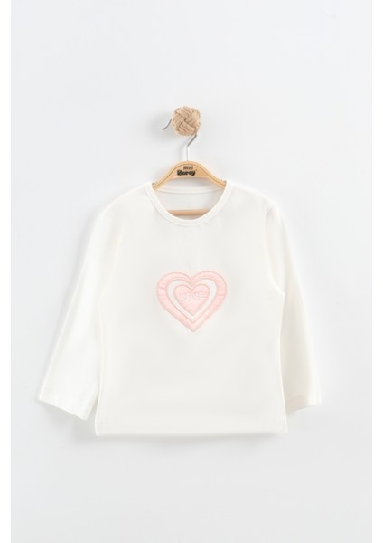 Kız Çocuk Kalp Desen Eşofman Takım 3'lü Takım (2-3-4-5 Yaş) fırsatları