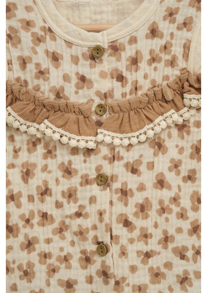 Kız Çocuk Çiçekli Bluz ve Fiyonklu Şort Takım (2-3-4-5 Yaş) fiyatları