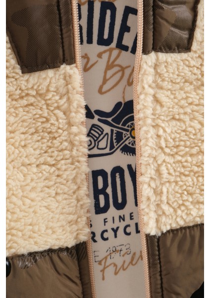 Erkek Bebek Kamuflaj Desen Peluş Eşofman 3'lü Takım (9-12-18 Ay) fiyatları